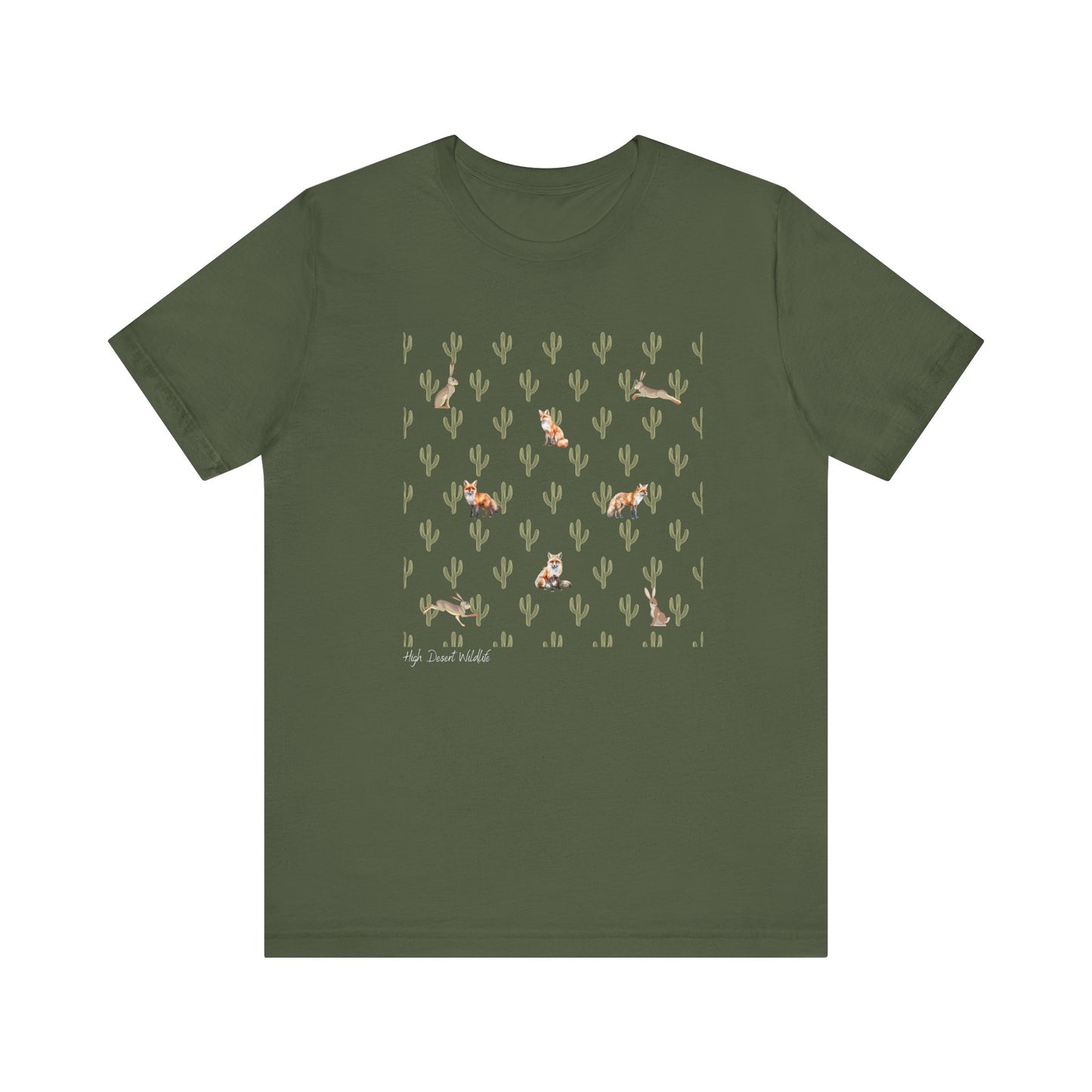 High Desert Wildlife I- Unisex Jersey Short Sleeve Tee