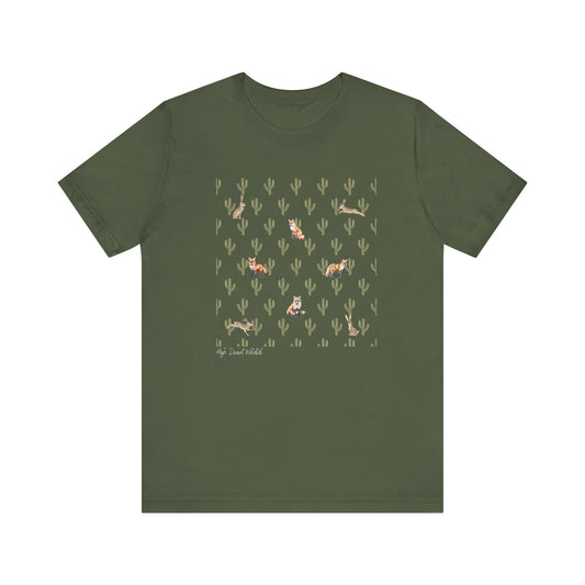 High Desert Wildlife I- Unisex Jersey Short Sleeve Tee