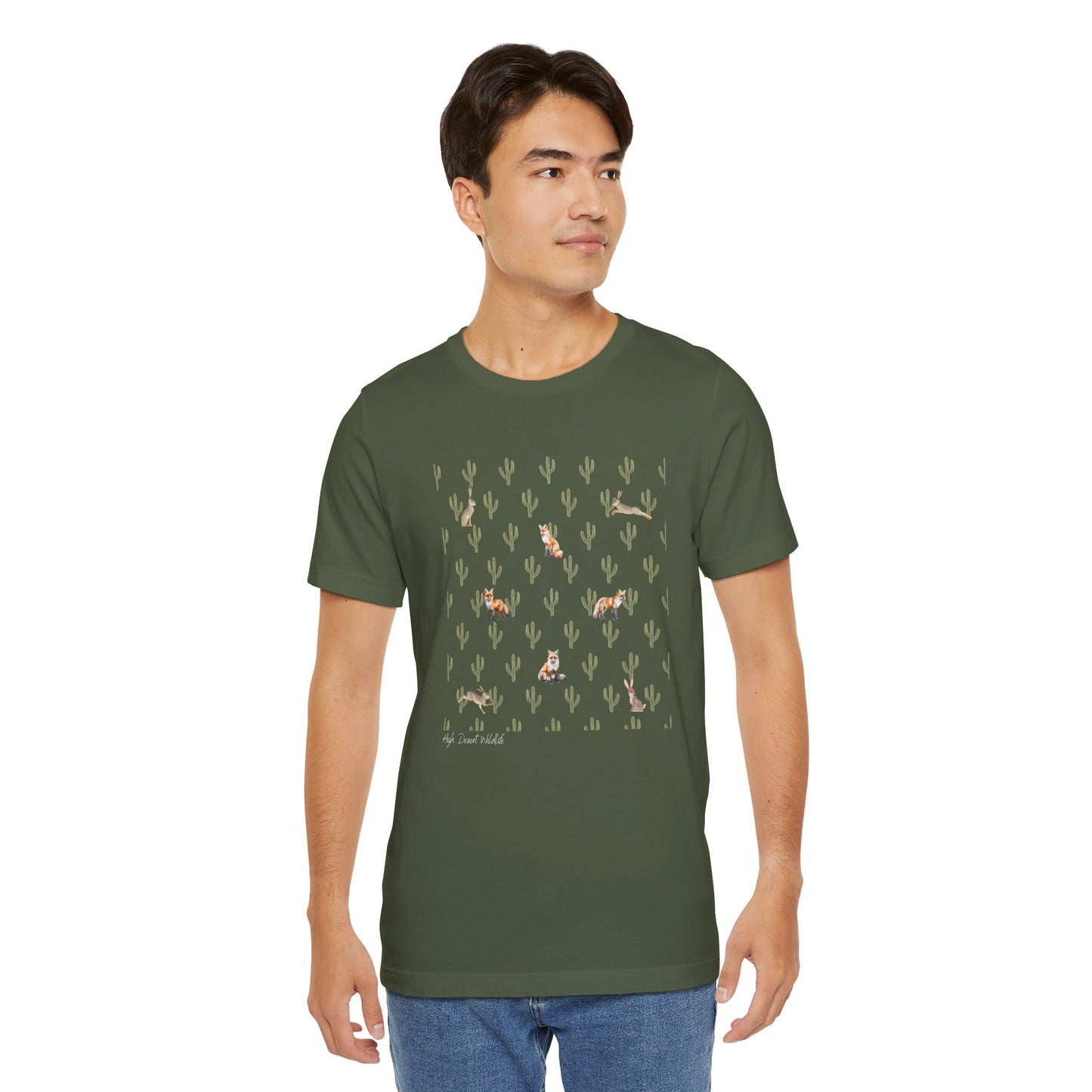 High Desert Wildlife I- Unisex Jersey Short Sleeve Tee