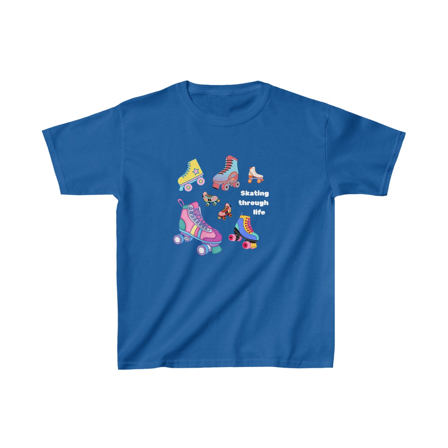 Skating Through Life - Kids Heavy Cotton™ Tee