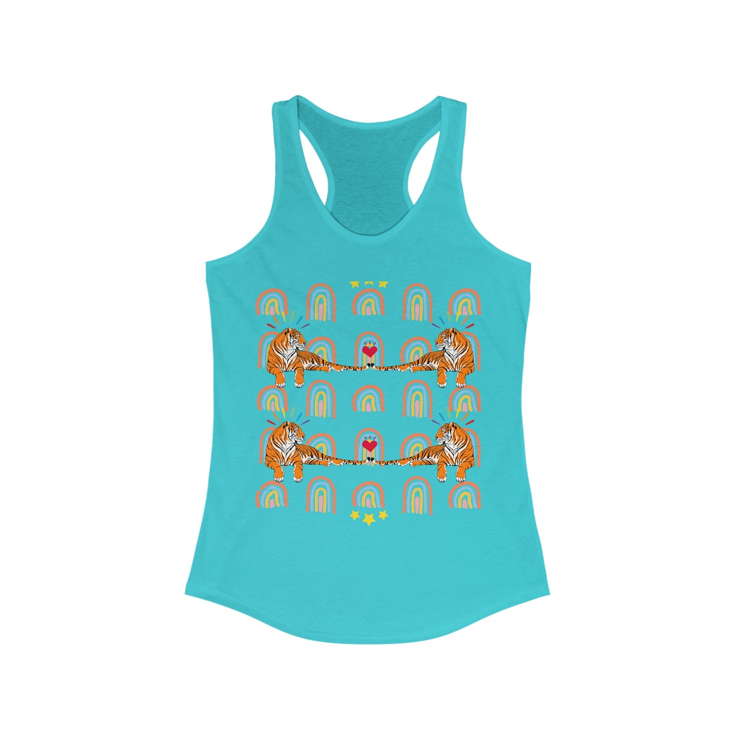 Rainbow Lions Women's Ideal Racerback Tank