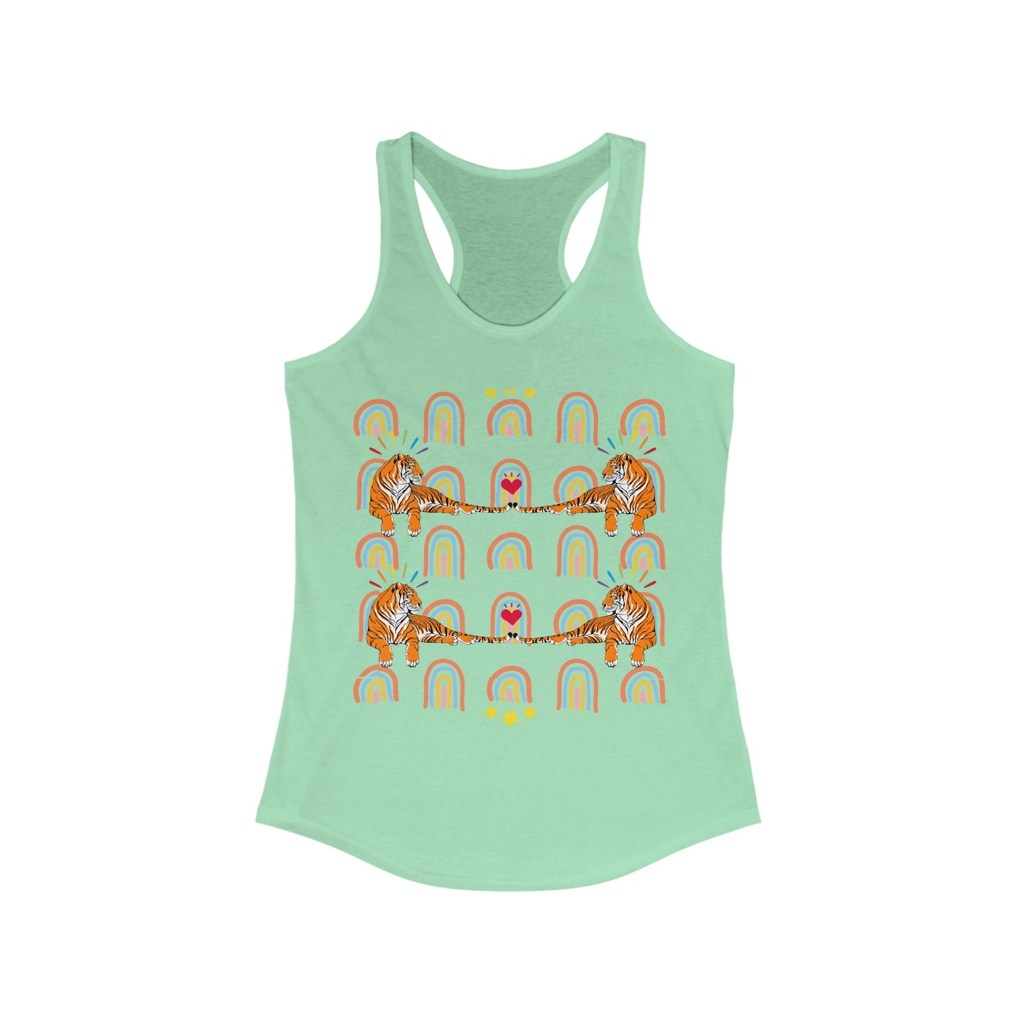 Rainbow Lions Women's Ideal Racerback Tank