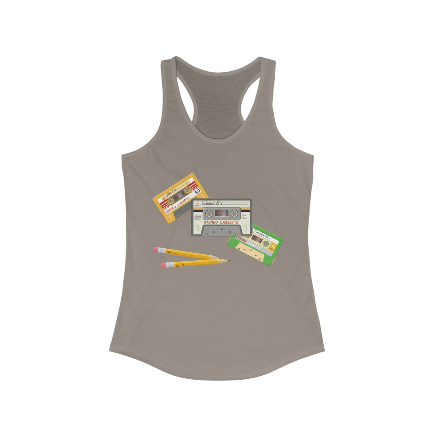 Cassette Tapes Women's Ideal Racerback Tank