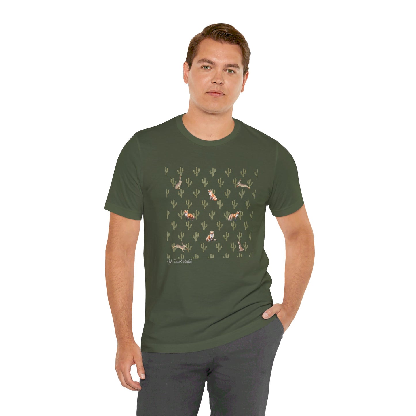 High Desert Wildlife I- Unisex Jersey Short Sleeve Tee