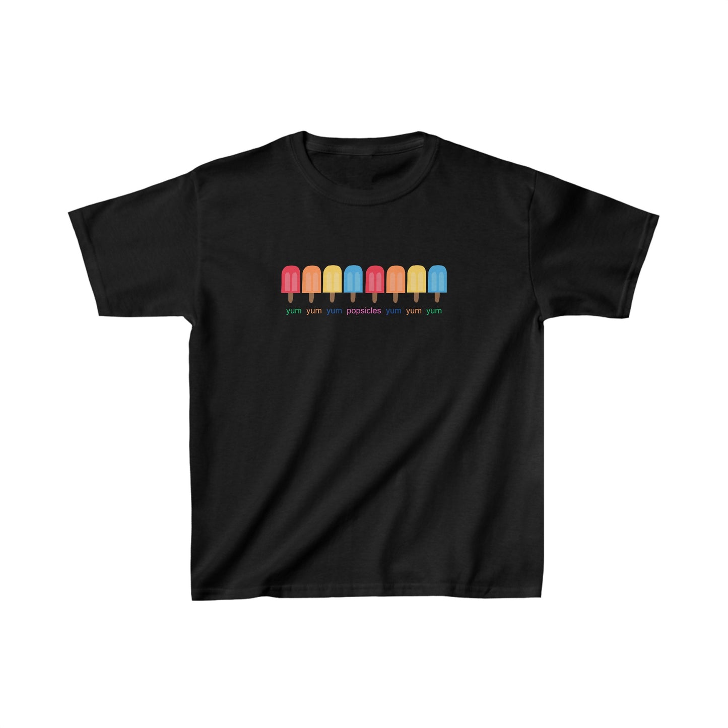 Yum Yum Yum Popsicles - Kids Heavy Cotton™ Tee