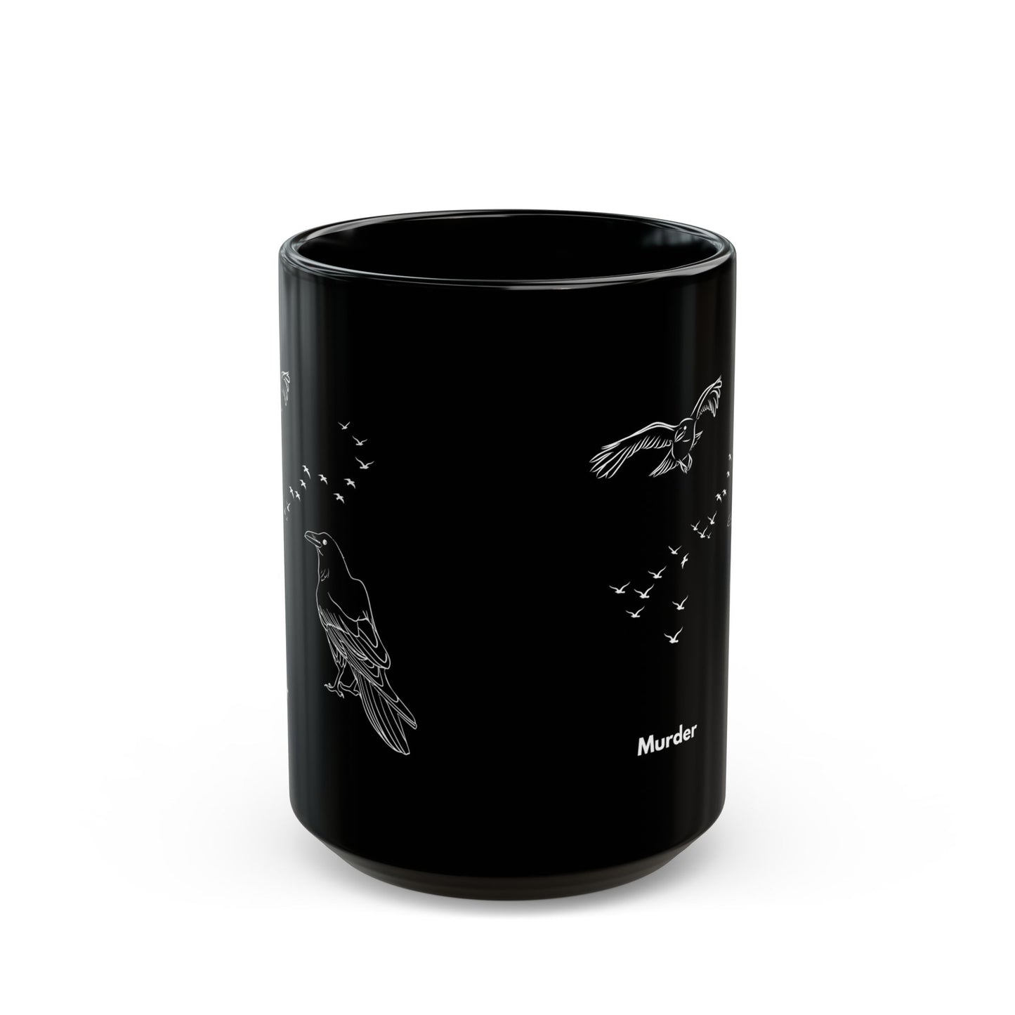 Murder of Crows Black Mug (11oz, 15oz)