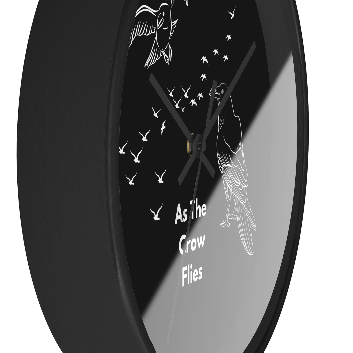 As the Crow Flies Wall Clock