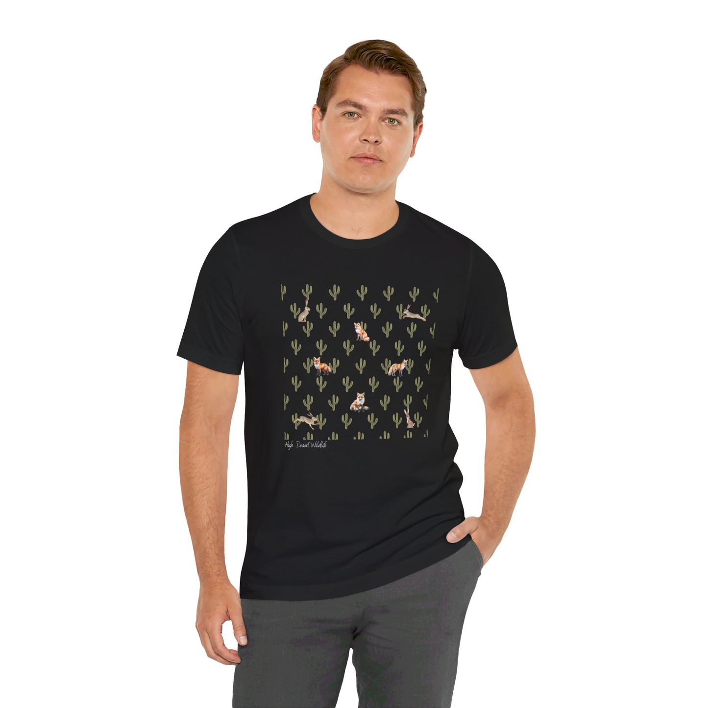 High Desert Wildlife I- Unisex Jersey Short Sleeve Tee