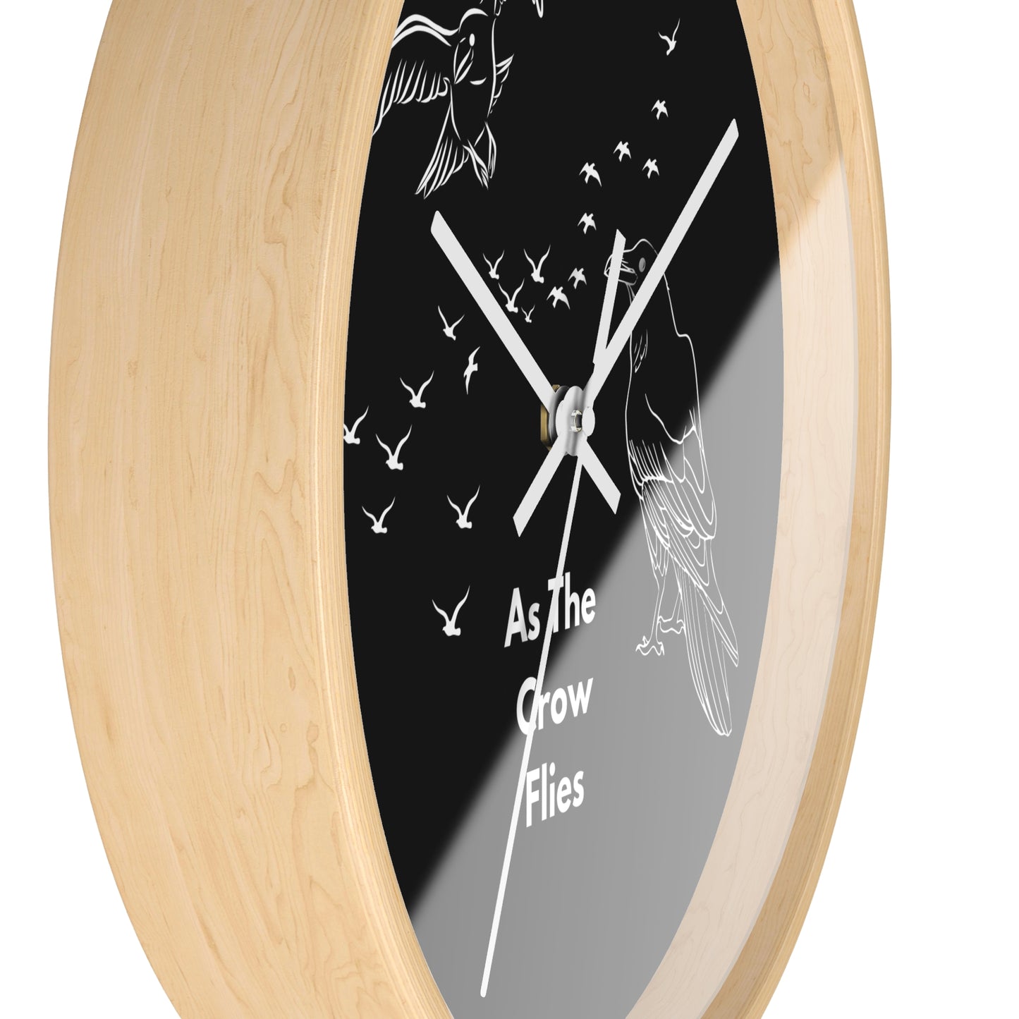 As the Crow Flies Wall Clock