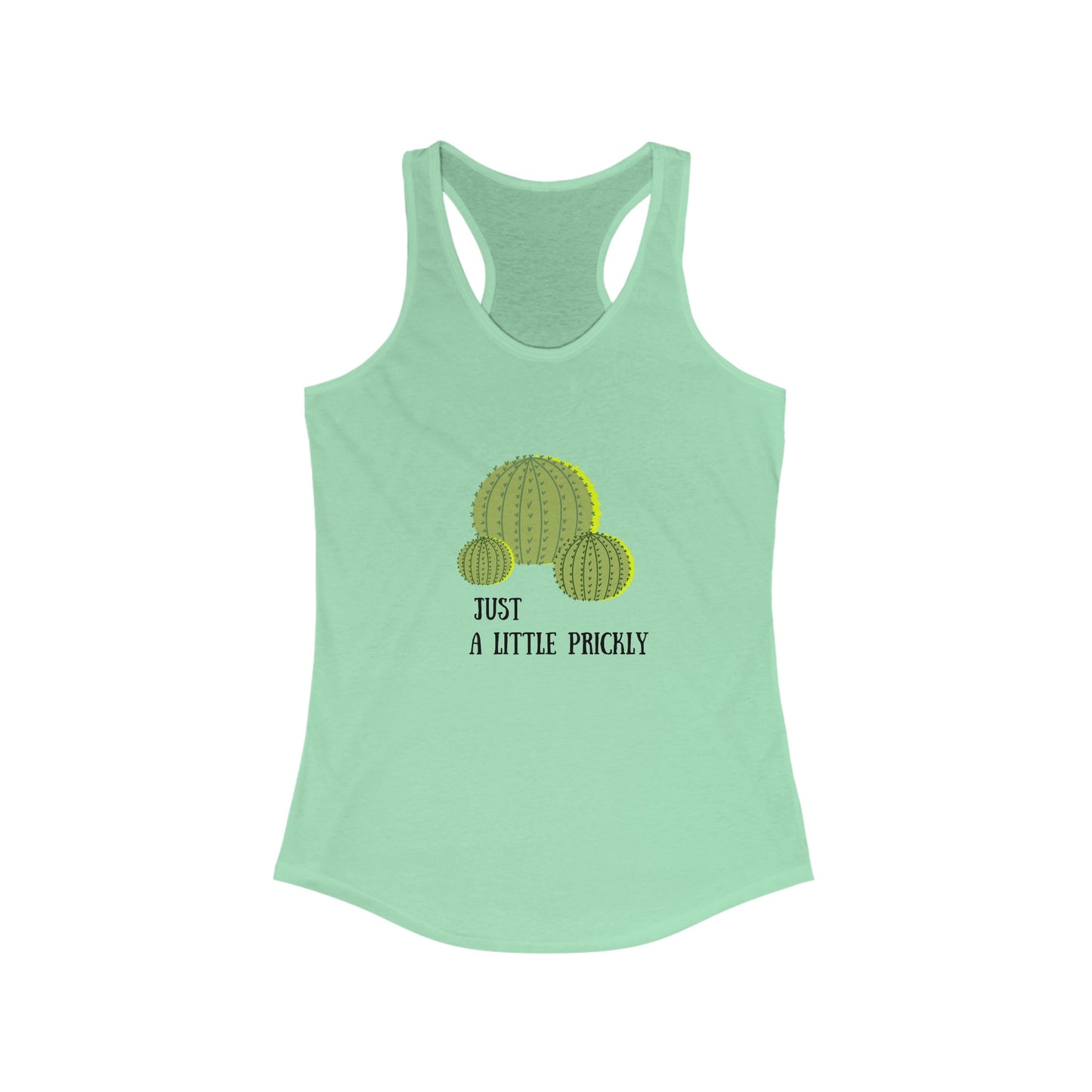 A Little Prickly Women's Ideal Racerback Tank