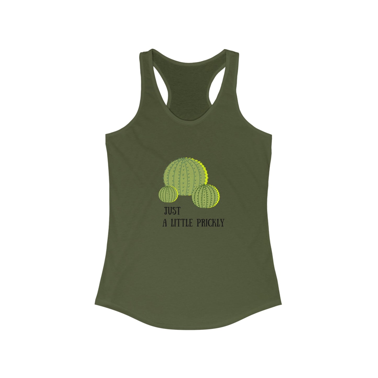 A Little Prickly Women's Ideal Racerback Tank