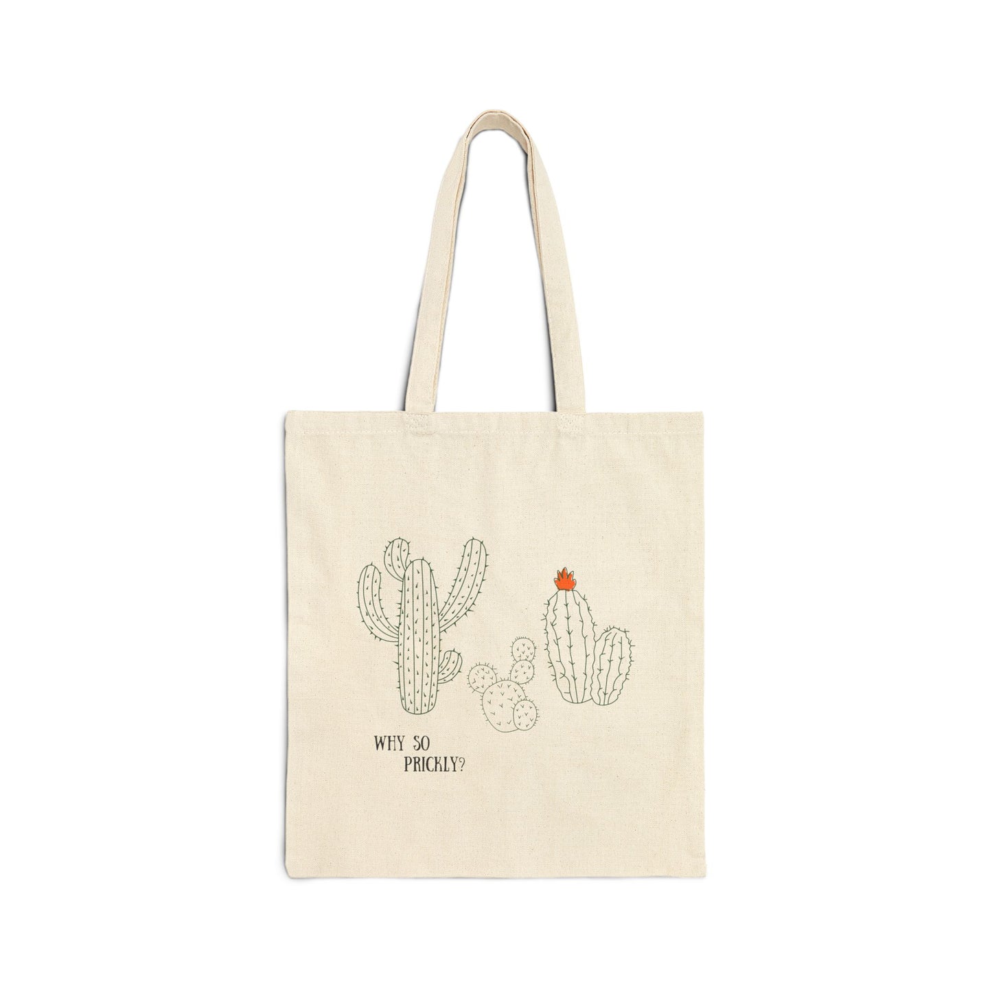 Why So Prickly Cotton Canvas Tote Bag