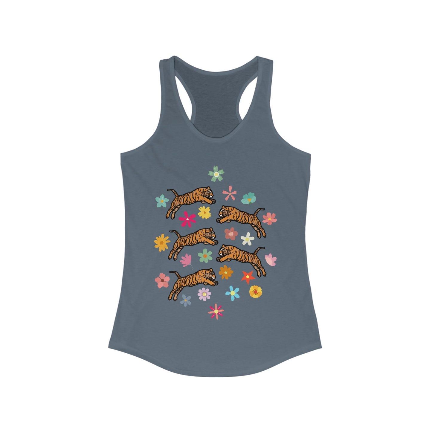 Flower Tigers Women's Ideal Racerback Tank