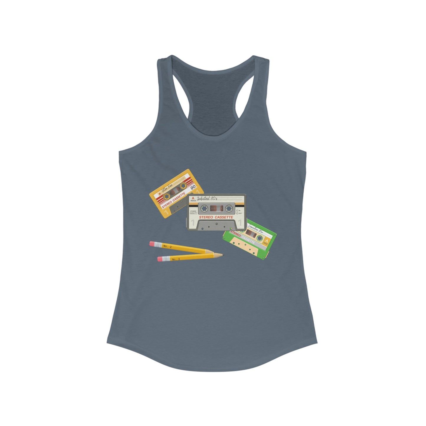 Cassette Tapes Women's Ideal Racerback Tank