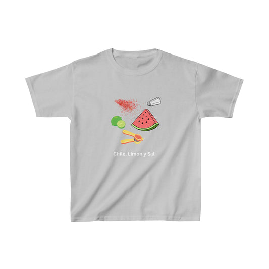 Chile, Limon, y Sal - Kids Heavy Cotton™ Tee