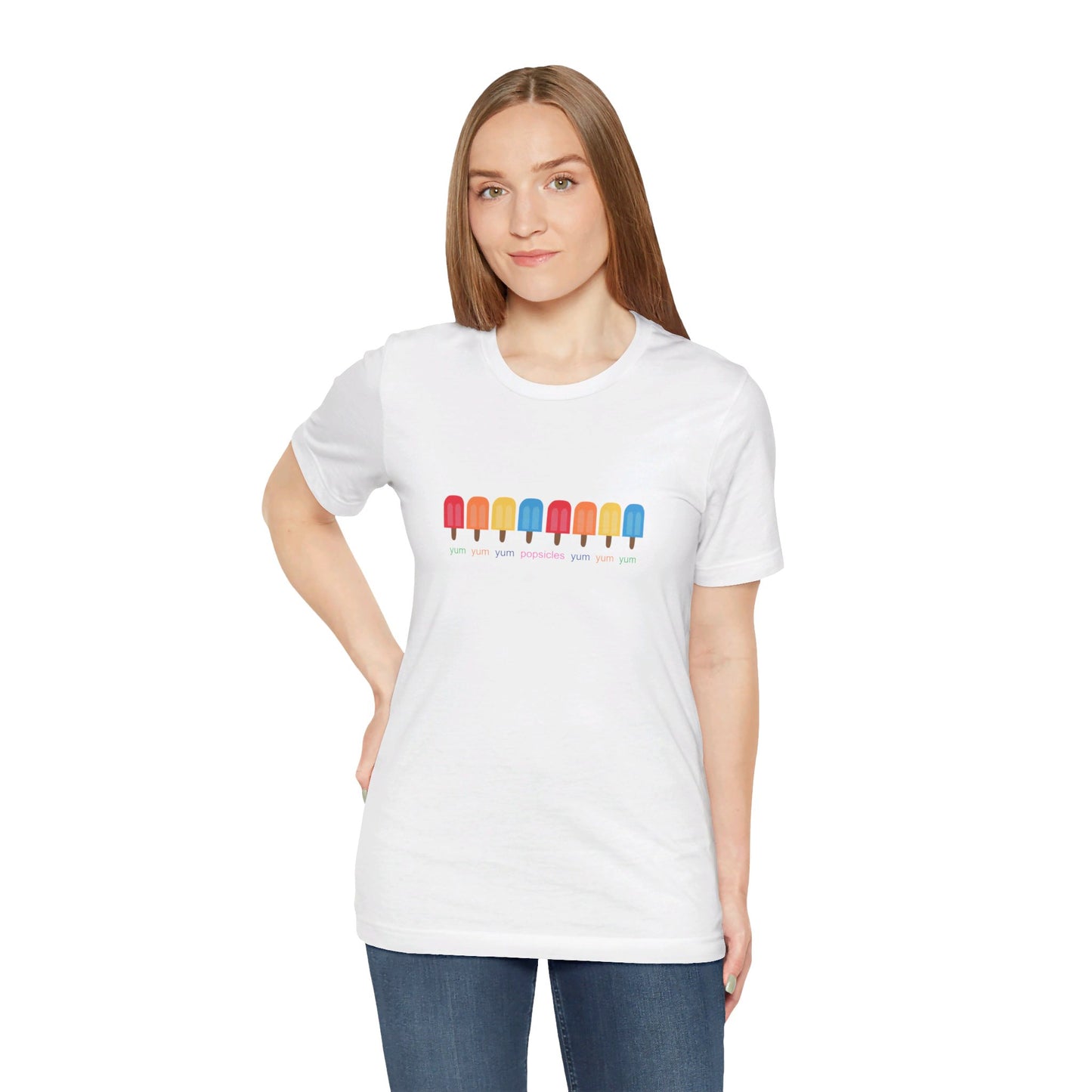 Yum Yum Yum Popsicles - Unisex Jersey Short Sleeve Tee